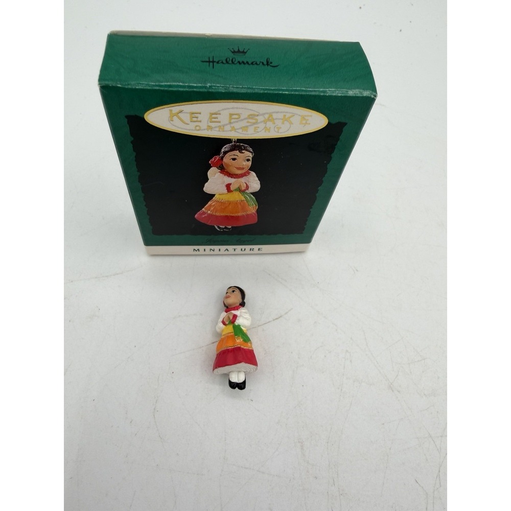 👼✨ Hallmark Keepsake Miniature Ornament – Joyous Angel (1996) NOS 🎄🌟